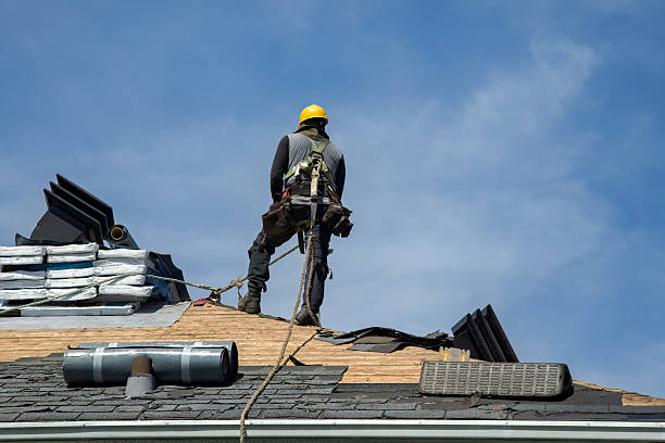 Professional Roof Installation technician working in Lynchburg, OH